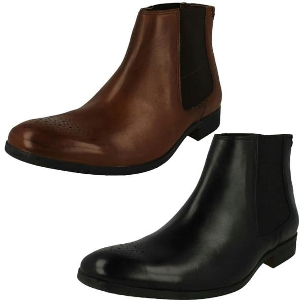 Clarks Mens Clarks Smart Chelsea Boots Gilmore Chelsea