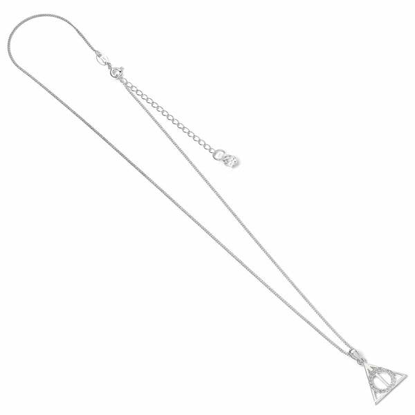 The Carat Shop Harry Potter sterling silver Deathly Hallows necklace with crystals