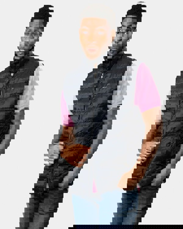 GANT Mens Light Down Gilet - 5 Black