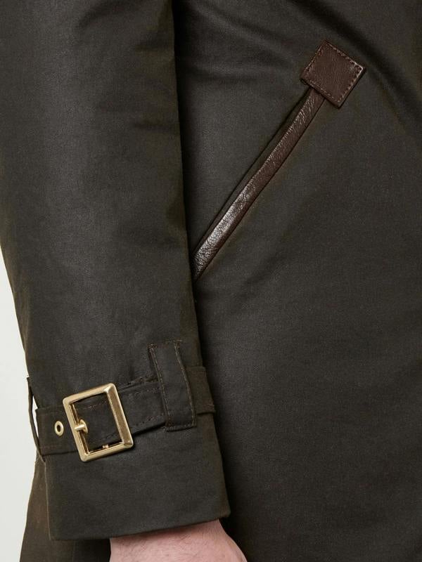 Serran London Green Waxed Jacket