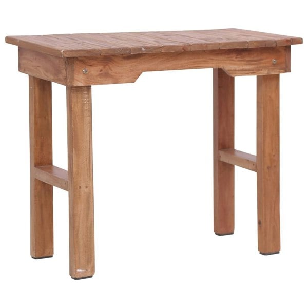 Berkfield End Table 70x35x60 cm Solid Mahogany Wood