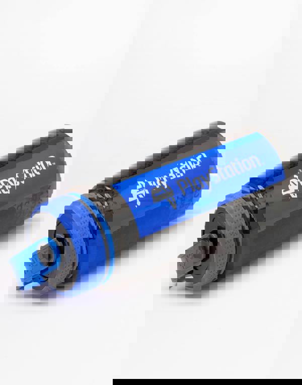 Vanilla Underground PlayStation Mens Black Logo Print & Console Logos Screw Water Bottle (One Size)