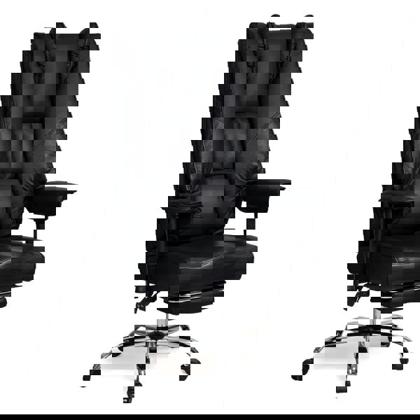 Levede Office Chair Big Tall High Back Heavy Duty PU Recliner Executive Chair