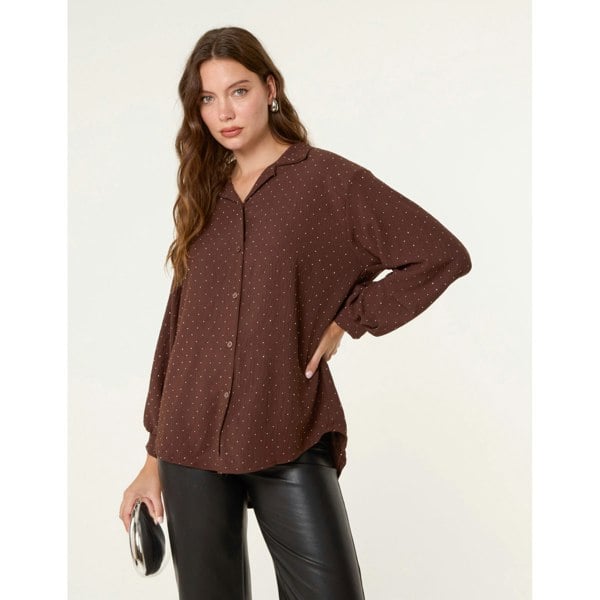 Blue Vanilla Diamante Shirt