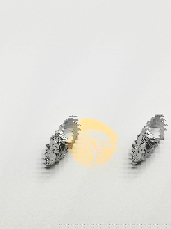 SVNX Imprinted Chunky Ring