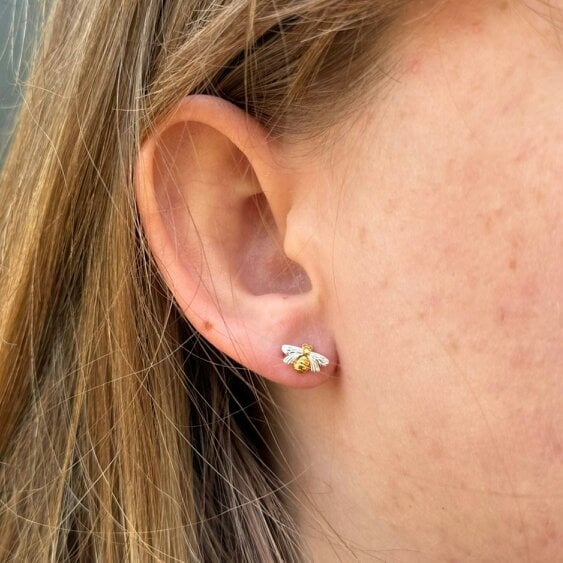 Reeves & Reeves Queen Bee Stud Earrings