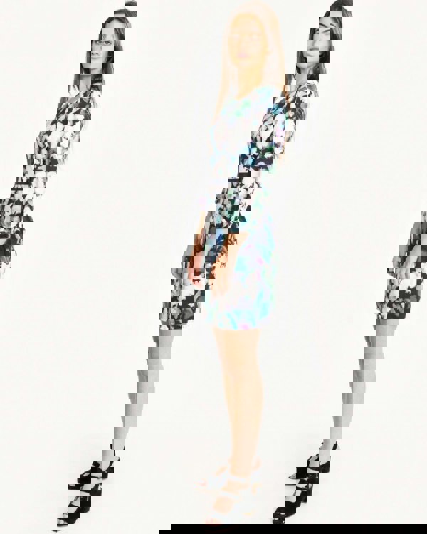 French Connection Dreda Print Flare Womens Dress