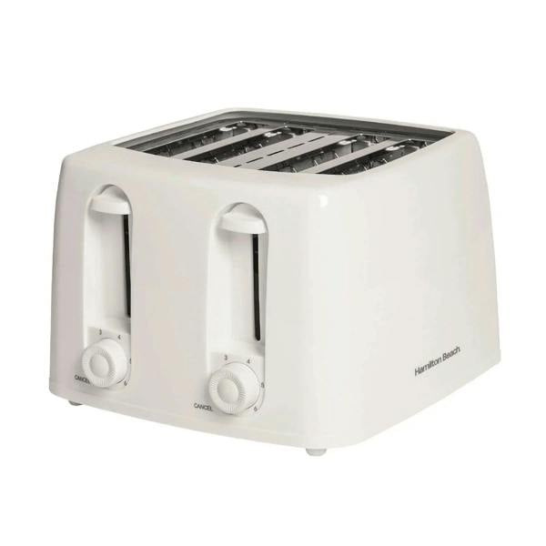 Hamilton Beach Essentials 4 Slice Toaster - White