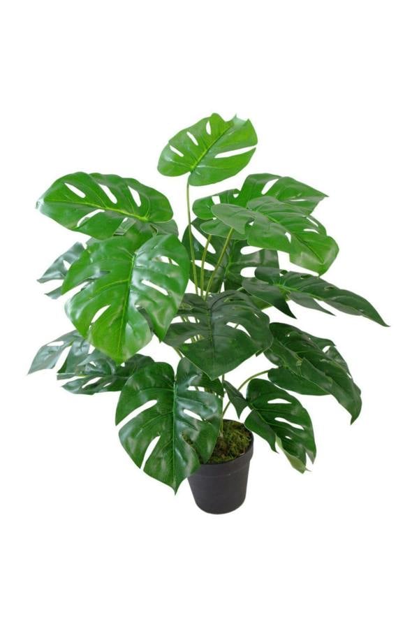 Dyzi Artificial Monstera Plant Potted Indoor Home Decor