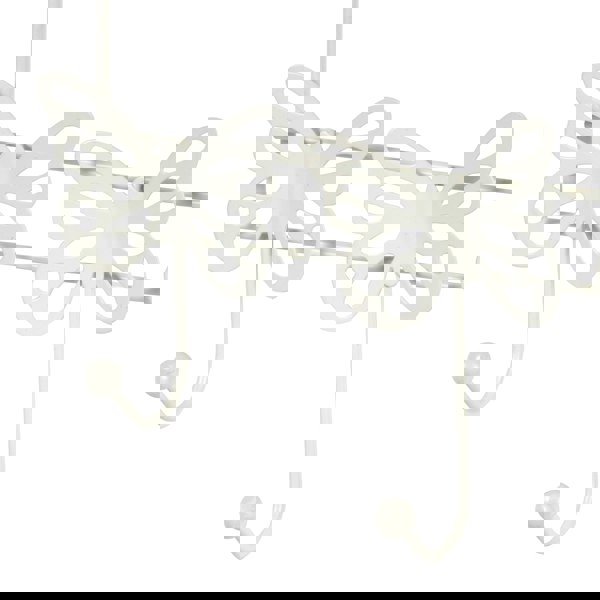 Showerdrape Butterflies White Over Door Storage Hooks