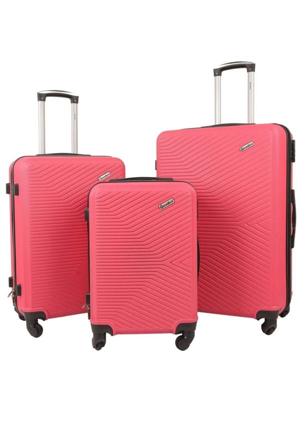 Groundlevel Infinity Hard Shell 3 Piece Luggage Set