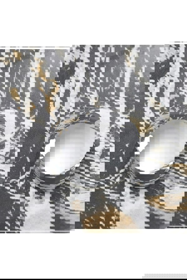 Living and Home Modern Above Counter Oval Marble Bathroom Vessel Sink