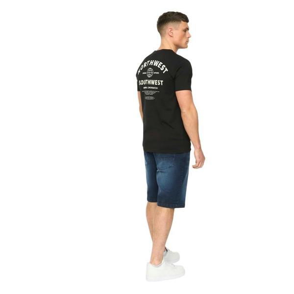 Crosshatch Mens Chittingtons T-Shirt - Black - 