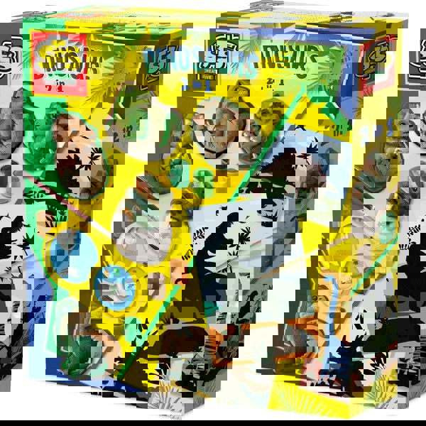  SES Creative Dinosaurs 2 in 1 - Casting and painting and scratch