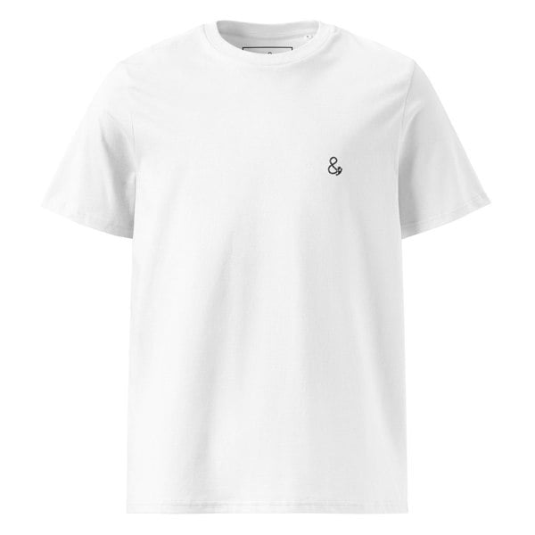 ANCHOR & CREW Ampersand Signature Organic Cotton Embroidered T-Shirt