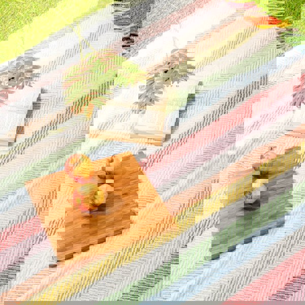 Pure new wool picnic blanket - Rainbow - Heating & Plumbing London - Picnic Blanket