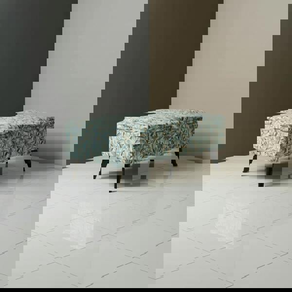 Contemporary patterned ottoman for stylish home organisation