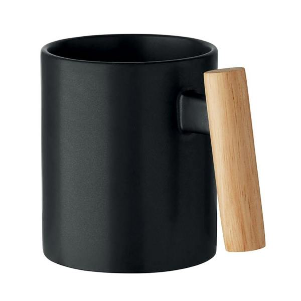 MidOcean Crenate Ceramic 320ml Mug - Black - 