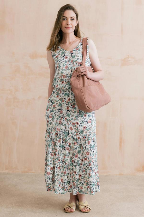 Lily & Me Large Shopper Bag Soft Pink