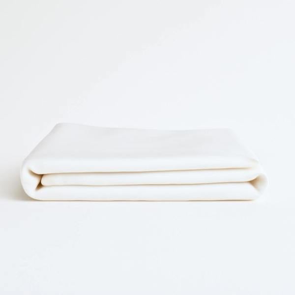 Ethical Bedding Soft & Silky Flat Sheet in White (Organic Cotton)