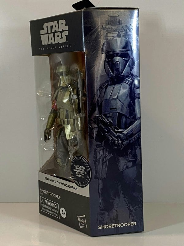shore trooper the mandalorian carbonized 6 inch figure hasbro f2878