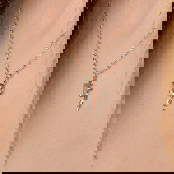 Dolphin Necklace - Sterling Silver - MYLEE London