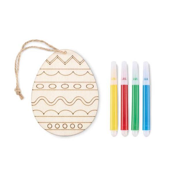 MidOcean Dregg Easter Egg Painting Set - Wood - 