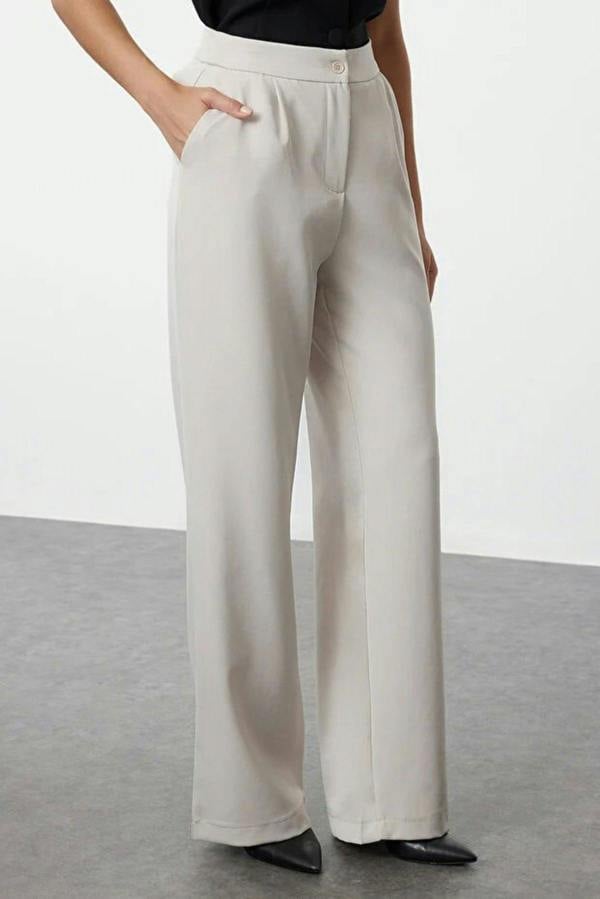WOVCOR Wide Leg Woven Trousers