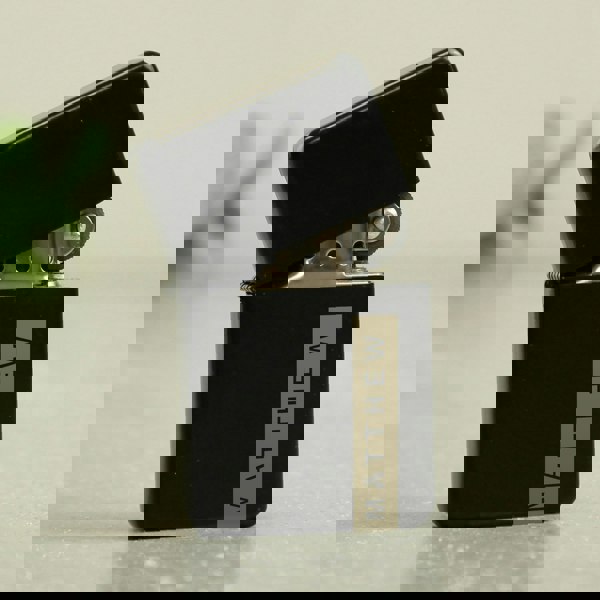 Personalised Memento Company Personalised Name Only Black Lighter