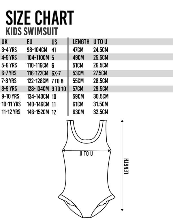 Barbie Girls Multicoloured Barbie Doll 1 Piece Swimming Costume