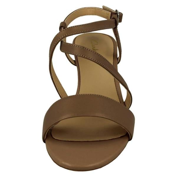 Clarks Ladies Clarks Strappy Heeled Sandals Amali Buckle