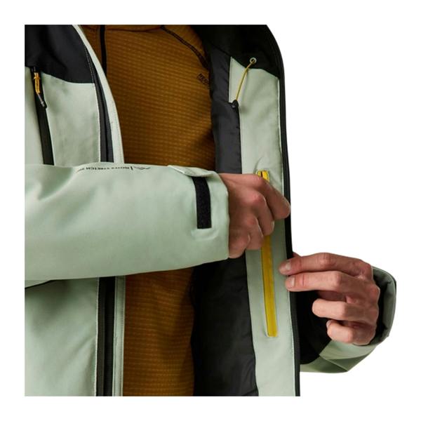 Regatta Mens Highton Two Tone Waterproof Stretch Insulated Jacket - Glacier Green/Black - 