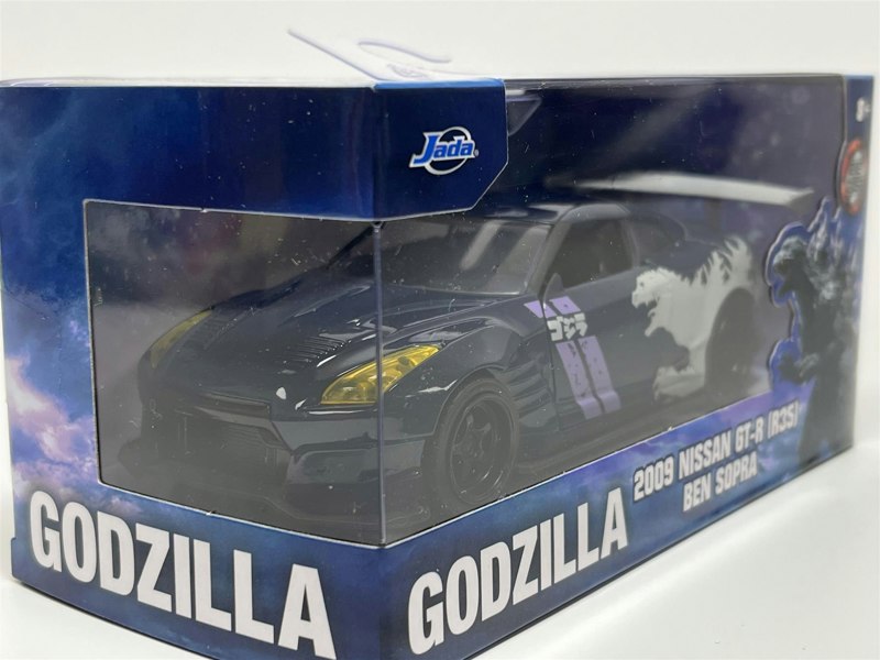 Jada Godzilla 2009 Nissan GT-R R35 Ben Sopra 1:32 Scale Jada 35295