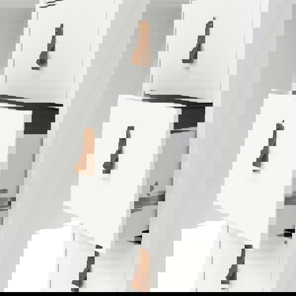 Furniture To Go Barcelona Desk 3 drawers White