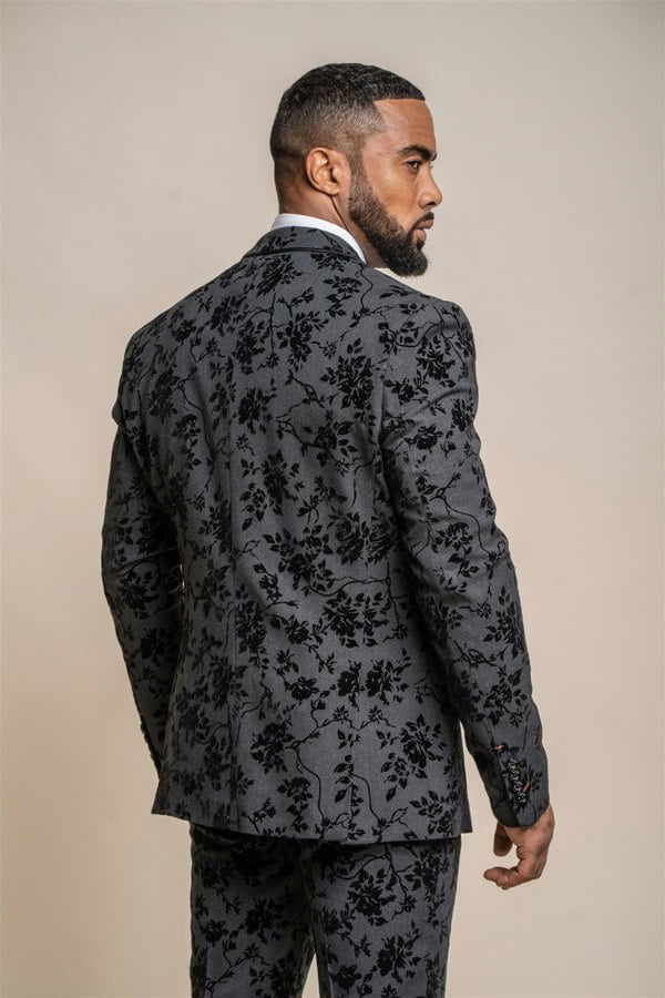 Georgi floral blazer back