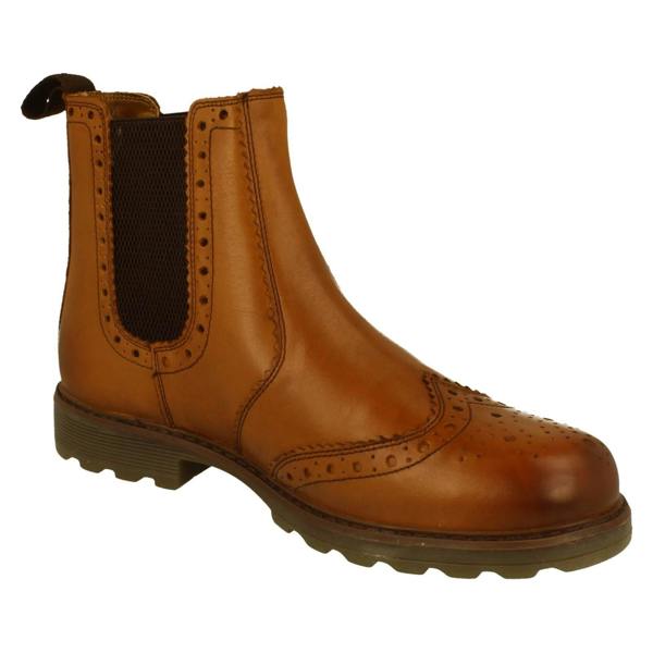 Catesby Mens Catesby Casual Brogue Dealer Boots CX02A