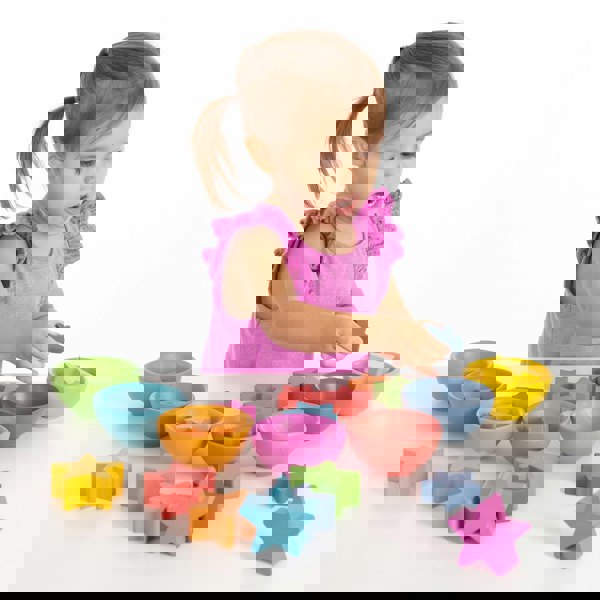 tickit Rainbow Wooden Bowls