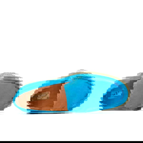 Embassy London Cruz - Sky Blue - Men's blue suede leather casual slip on with soft insoles