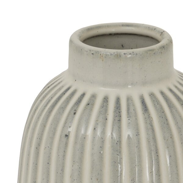 Hill Interiors Monte Bell Vase - White/Light Blue