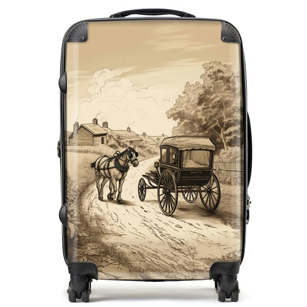 Warren Reed A Horse And His Cart Suitcase