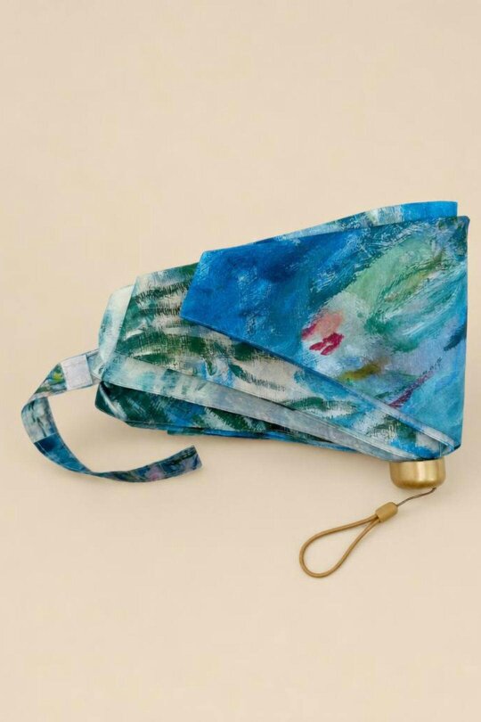 SVNX Monet Water Lillies Umbrella with Travel Case