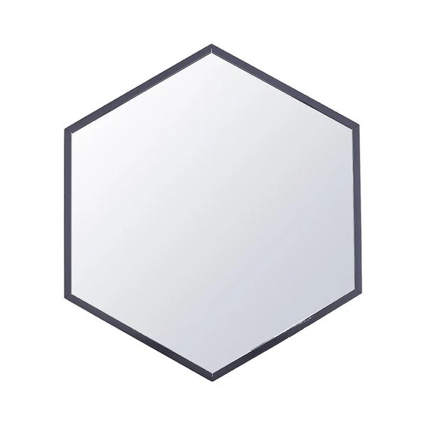 Living and Home Wall Mounted Modern Hexagon Vanity Mirror for Living Room Bathroom