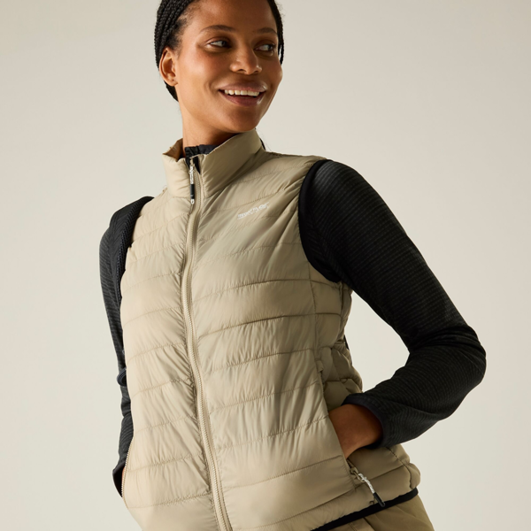 Regatta Womens Hillpack II Gilet - Parchment/Black