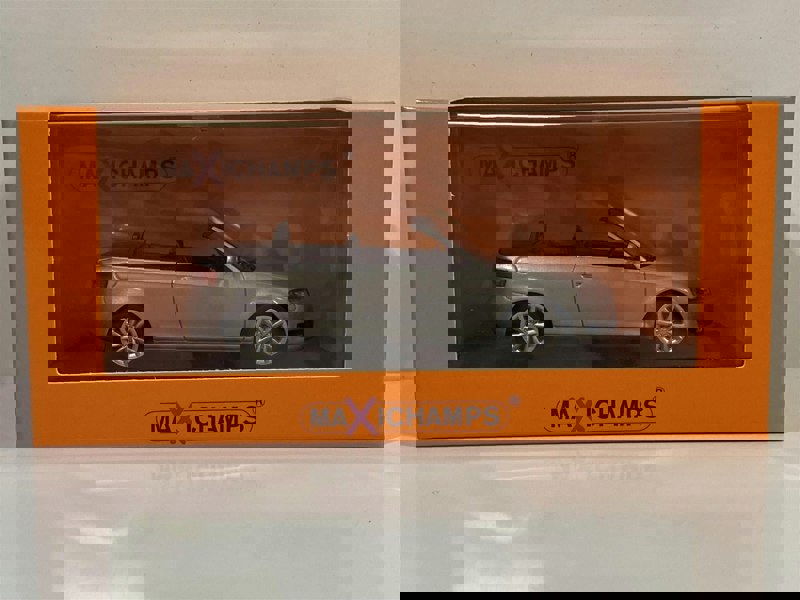 audi a3 cabriolet 2007 silver metallic 1:43 scale maxichamps 940017130
