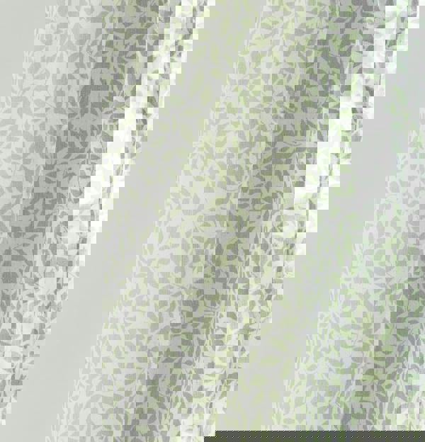 Tyrone Textiles Leaf Print Linen-Look Voile Panel - Pair