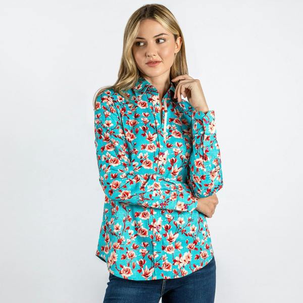 MAGNOLIA WOMENS  PRINT SHIRT - Premium Men's Patterned Shirt by Claudio Lugli | Bold Design, Tailored Fit, Best Printed Shirts