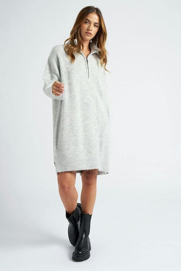 Urban Bliss Oversized Half Zip Dress