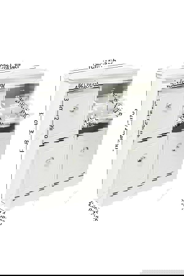 Living and Home Modern 2-Tier Flip Down Shoe Cabinet