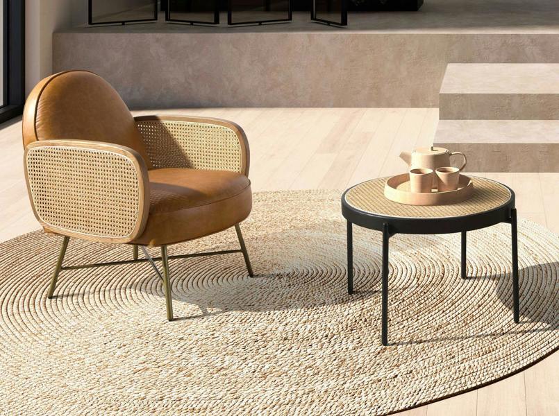 Angel Cerdá Brown Leather Armchair 5162