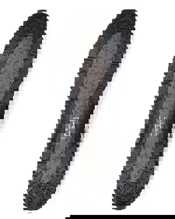 Hoggs of Fife Orchy Men's 8-inch Country Hunter Shooting Boots, view of the rubber outsole with tread pattern.